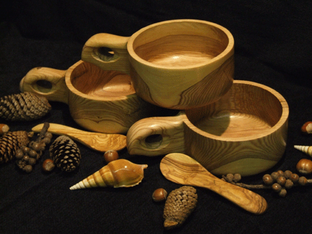 kuska bowl large olive wood