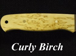bushcraft knife 01 tool steel curly birch