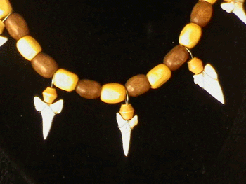 9 sharks tooth necklace