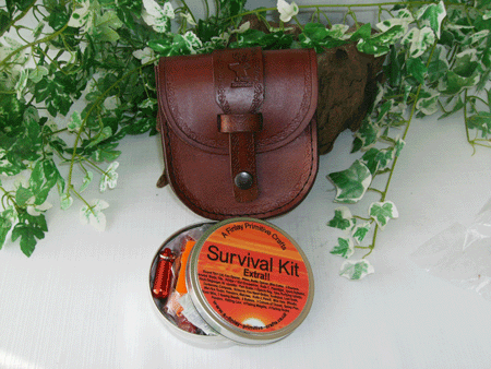 possibles bag with survival tin extra